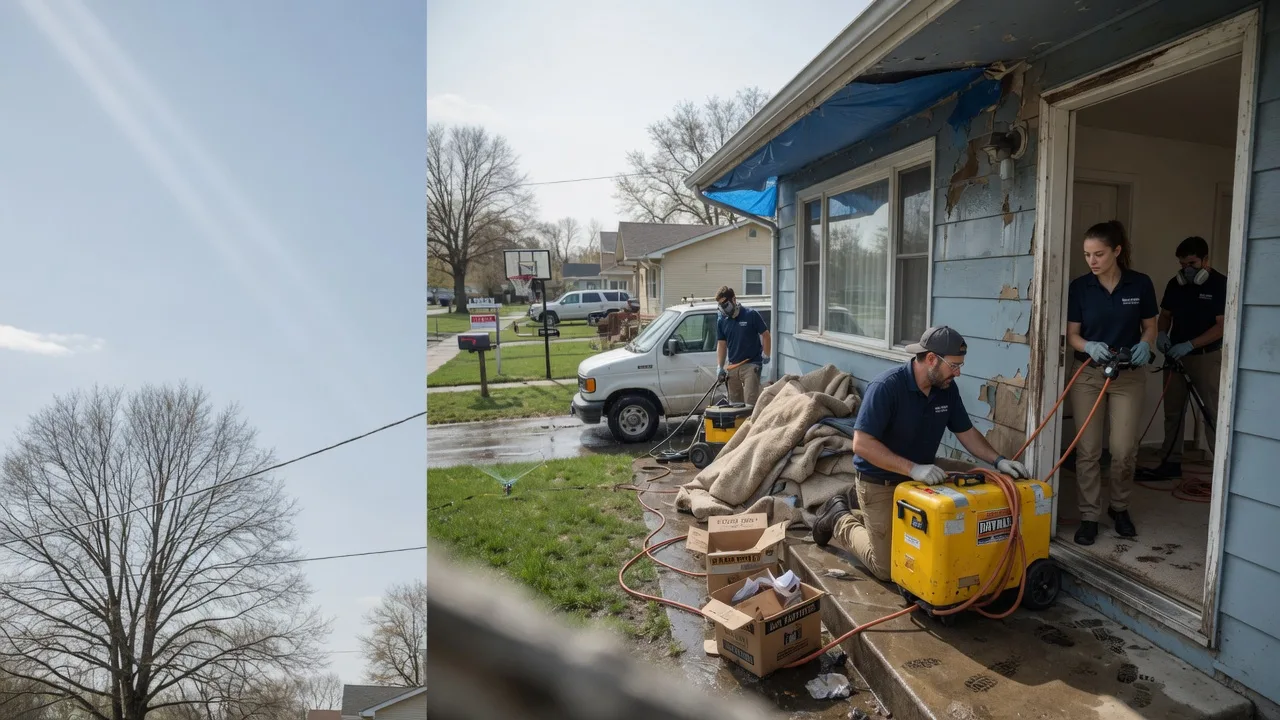 Basement Flood Cleanup in Edgerton, WI near me